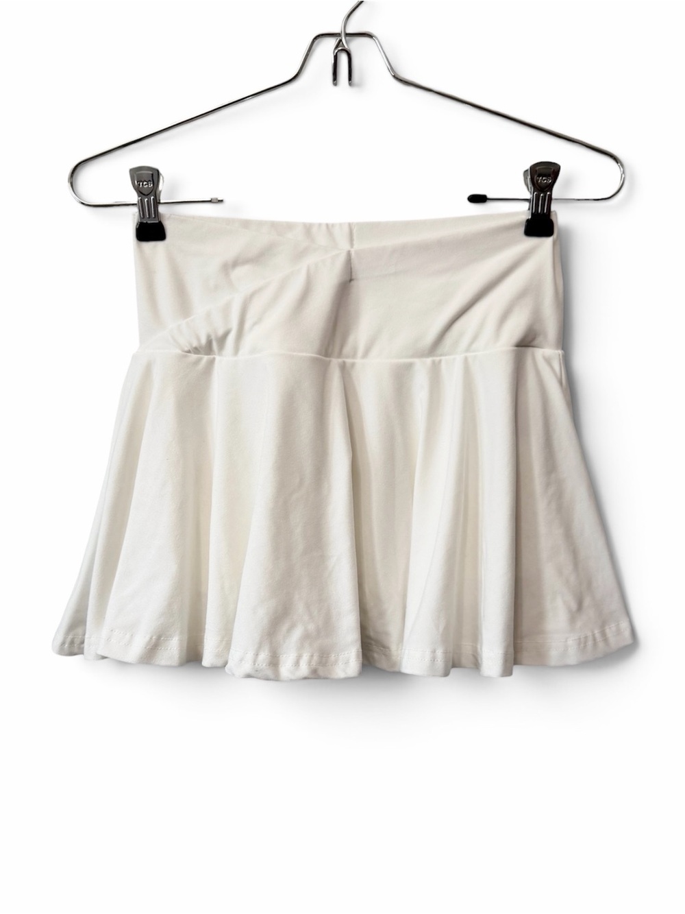 Women's White Athletic Skater Style Skort Size S 4